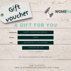 Auckland Workshop Voucher
